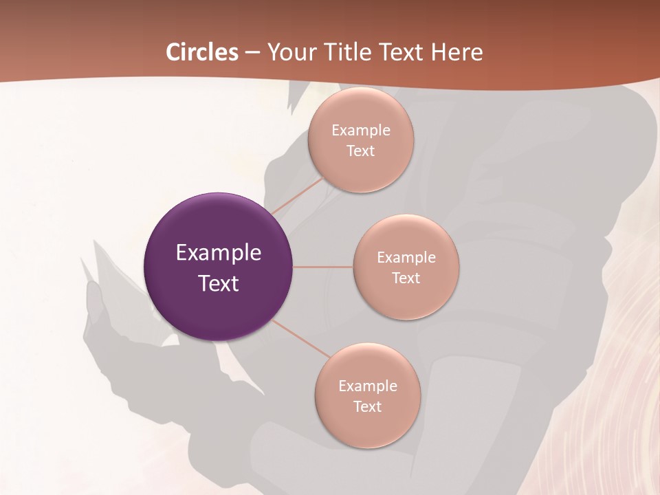 A Woman With Purple Hair Standing In Front Of A Red Background PowerPoint Template