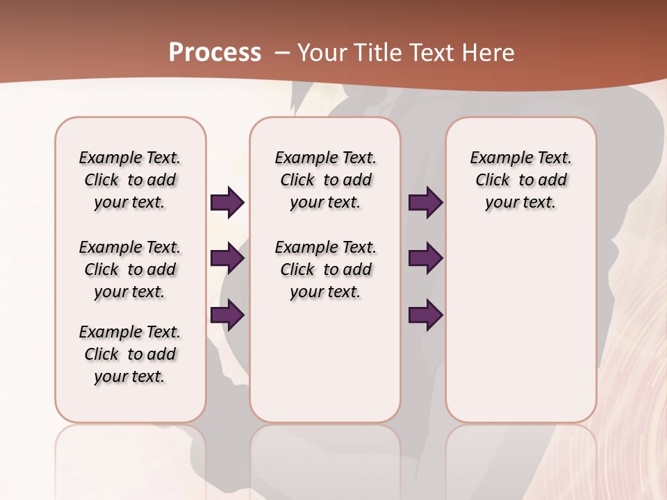 A Woman With Purple Hair Standing In Front Of A Red Background PowerPoint Template
