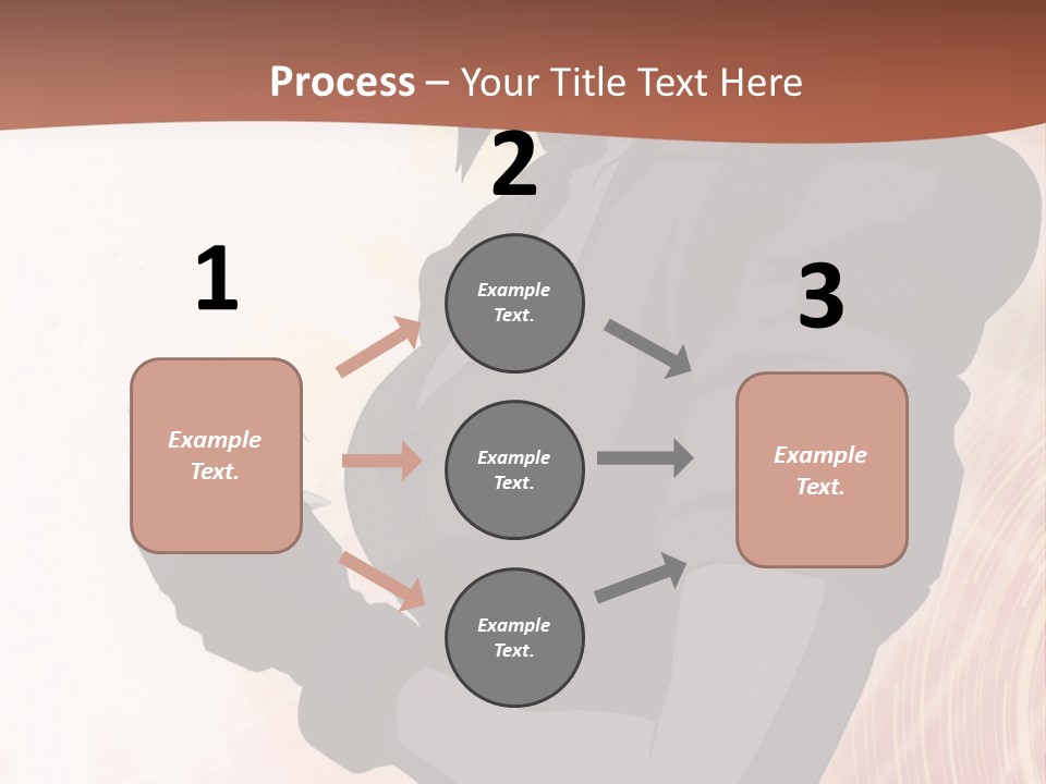 A Woman With Purple Hair Standing In Front Of A Red Background PowerPoint Template