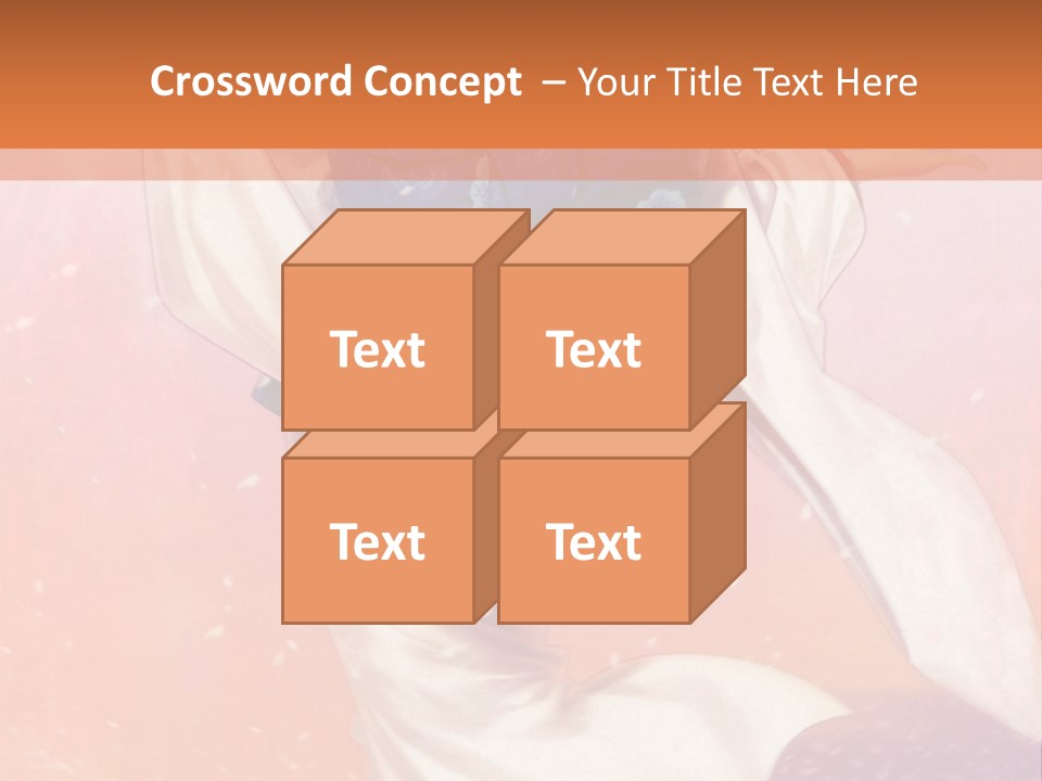 A Woman In A Kimono Holding A Sword PowerPoint Template