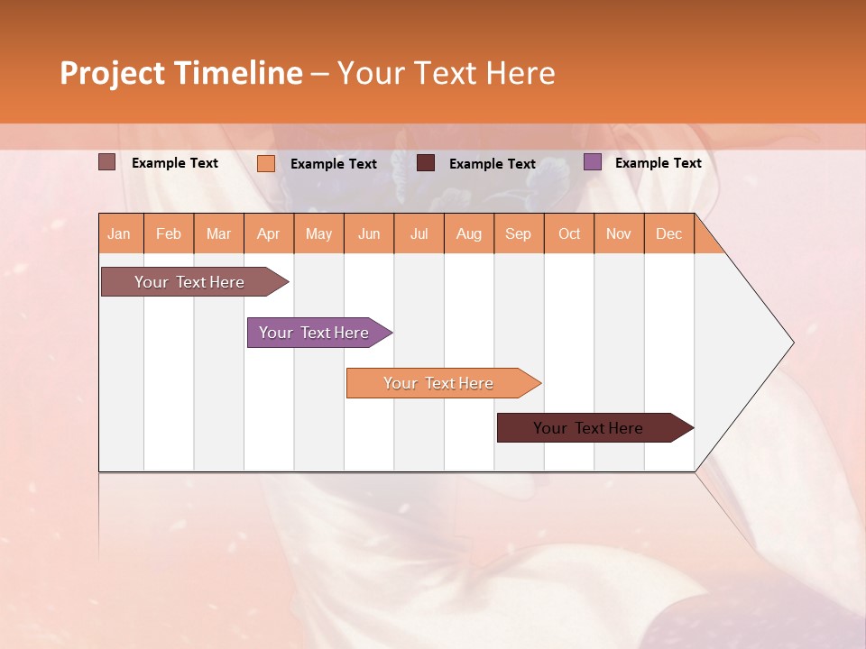 A Woman In A Kimono Holding A Sword PowerPoint Template