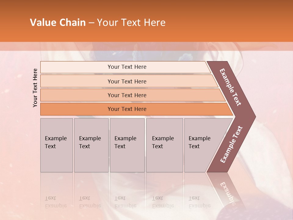 A Woman In A Kimono Holding A Sword PowerPoint Template