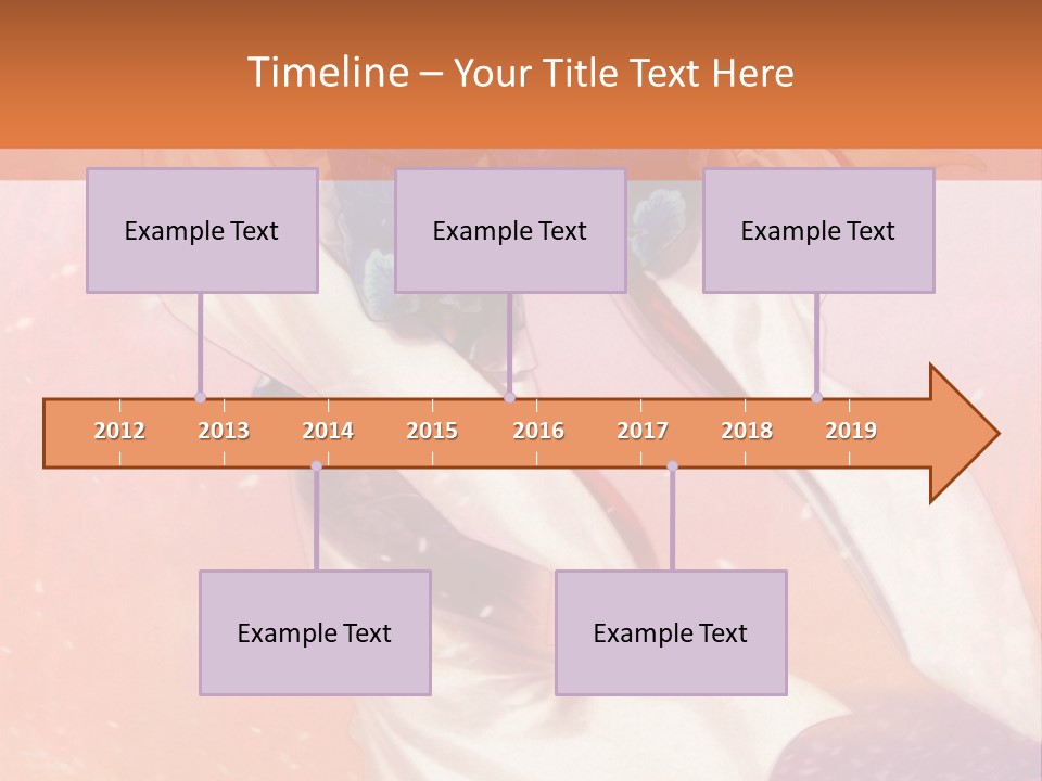 A Woman In A Kimono Holding A Sword PowerPoint Template