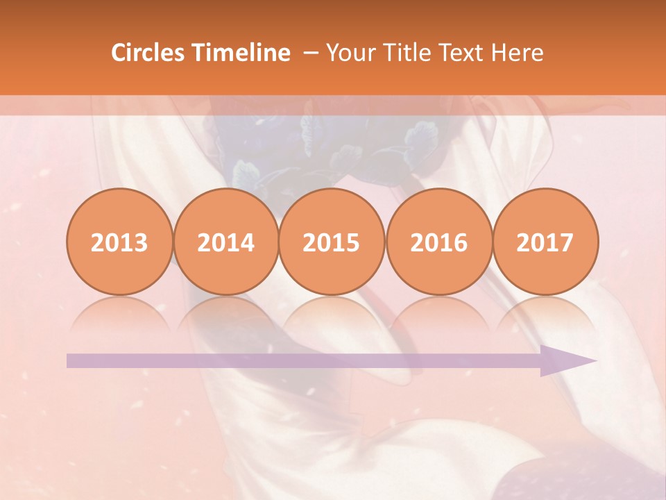 A Woman In A Kimono Holding A Sword PowerPoint Template