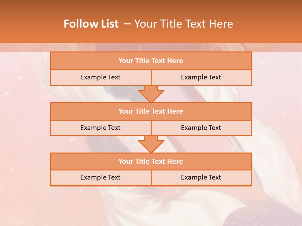 A Woman In A Kimono Holding A Sword PowerPoint Template