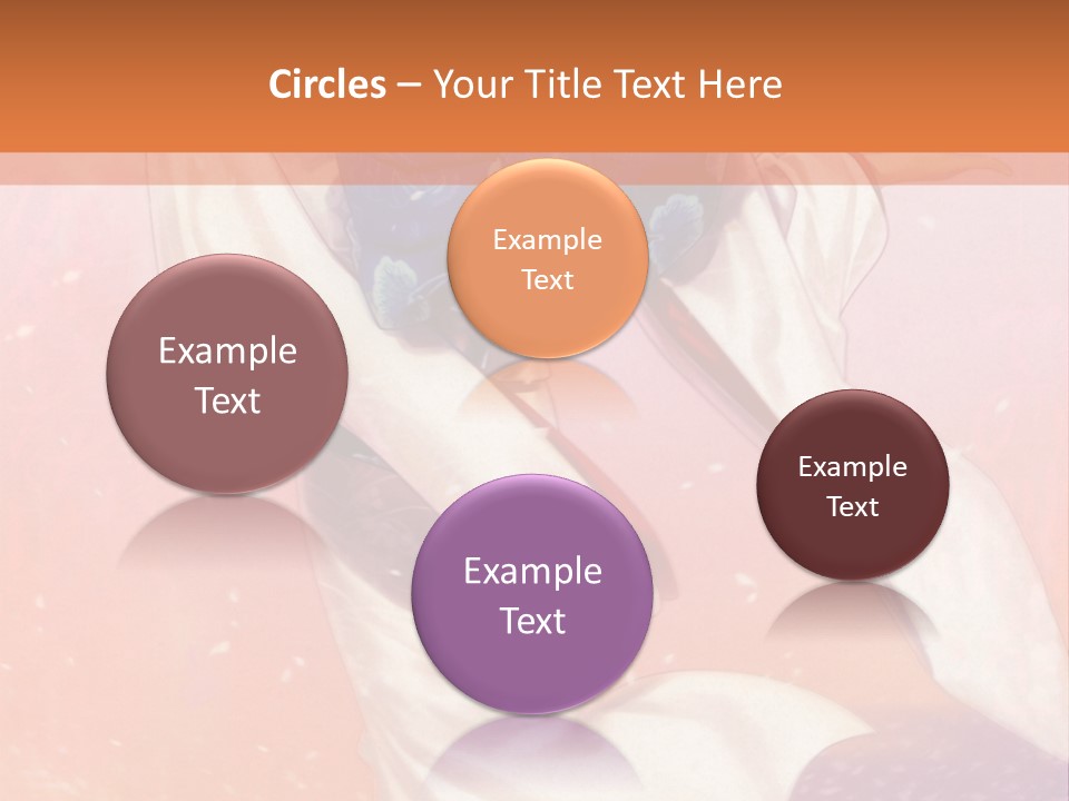 A Woman In A Kimono Holding A Sword PowerPoint Template