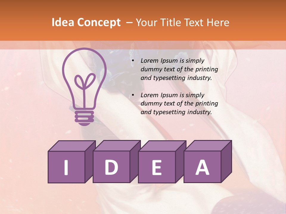 A Woman In A Kimono Holding A Sword PowerPoint Template