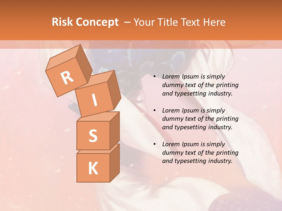 A Woman In A Kimono Holding A Sword PowerPoint Template