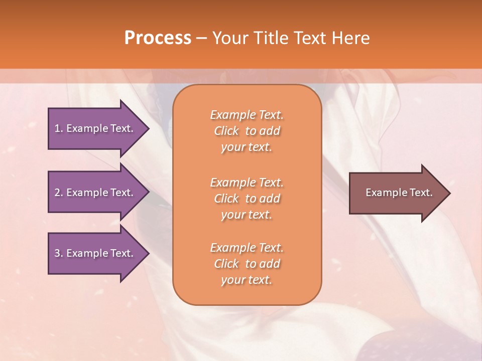 A Woman In A Kimono Holding A Sword PowerPoint Template