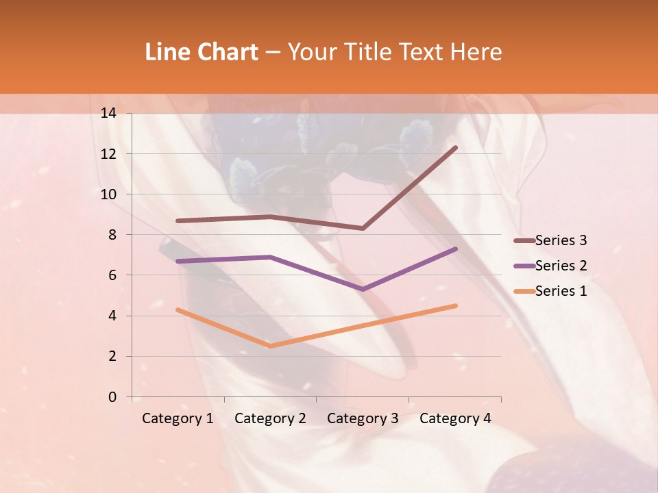 A Woman In A Kimono Holding A Sword PowerPoint Template