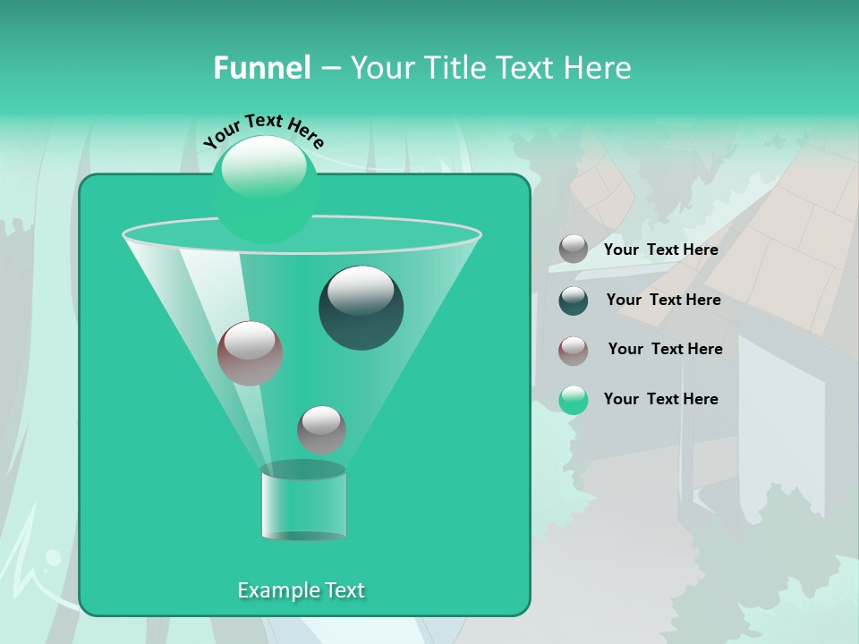 A Girl With Green Hair Is Holding A Cell Phone PowerPoint Template