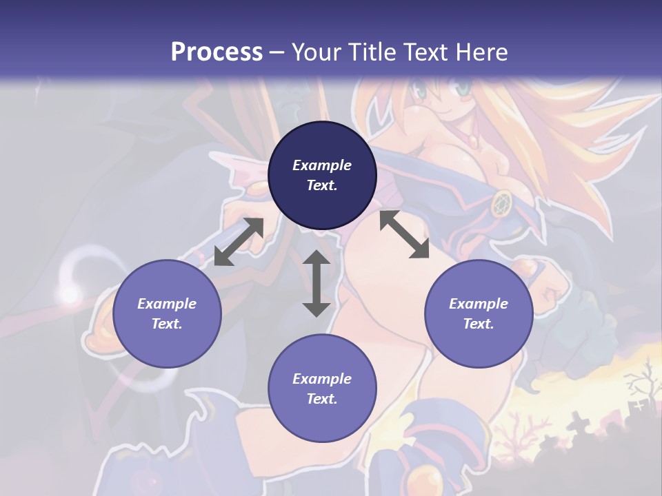 A Woman In A Witches Costume With A Hat On Her Head PowerPoint Template