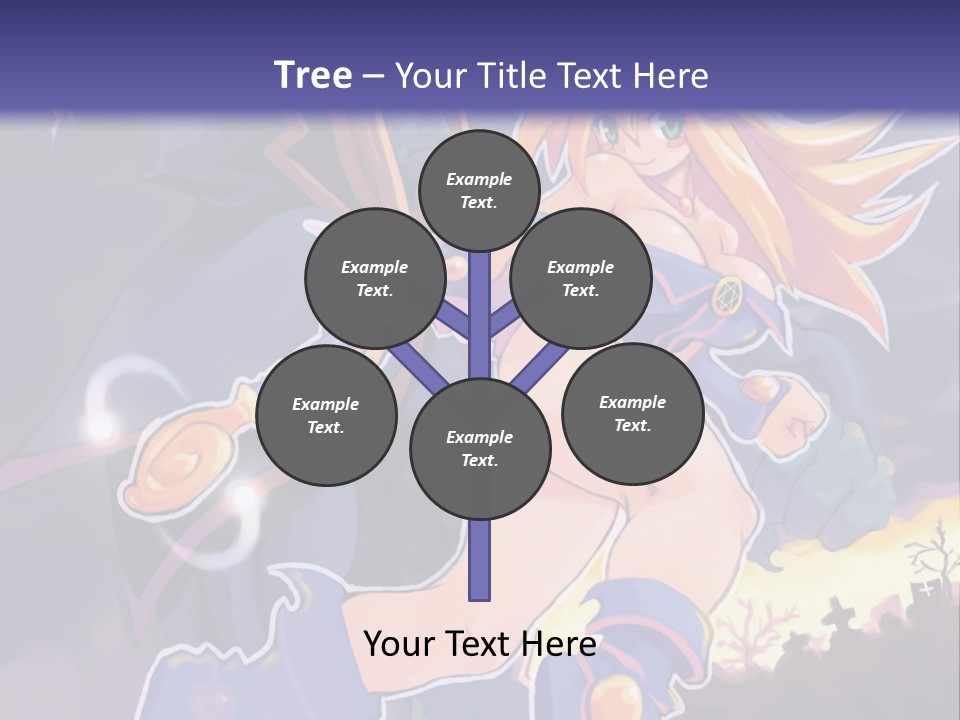 A Woman In A Witches Costume With A Hat On Her Head PowerPoint Template