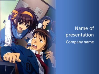 A Group Of People Standing Next To Each Other PowerPoint Template