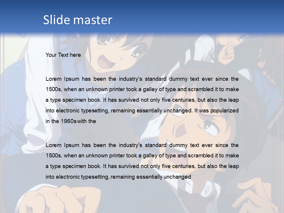 A Group Of People Standing Next To Each Other PowerPoint Template