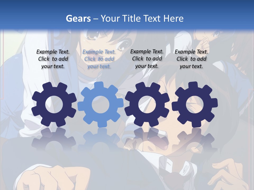 A Group Of People Standing Next To Each Other PowerPoint Template