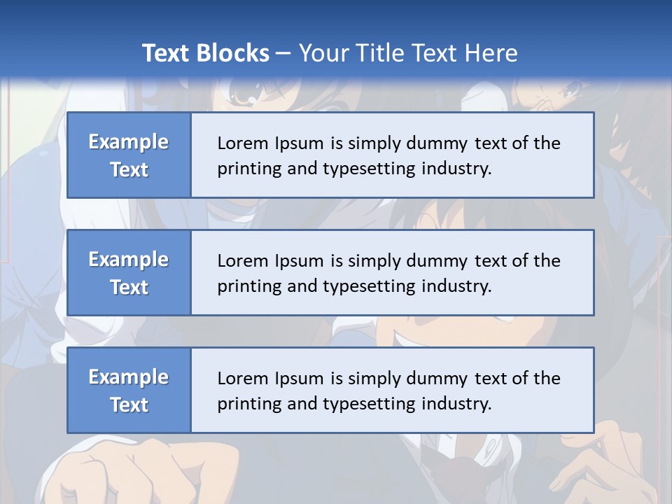 A Group Of People Standing Next To Each Other PowerPoint Template