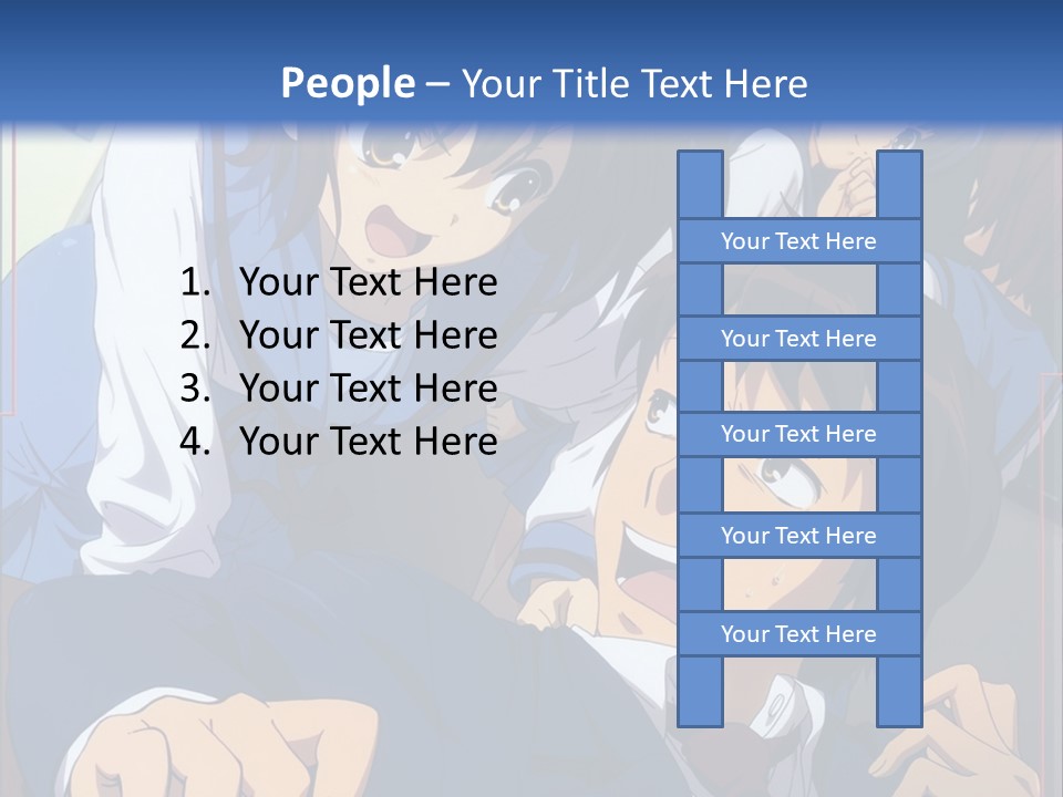 A Group Of People Standing Next To Each Other PowerPoint Template