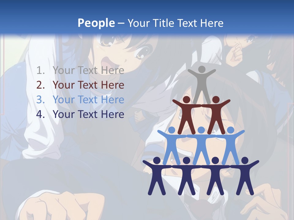 A Group Of People Standing Next To Each Other PowerPoint Template