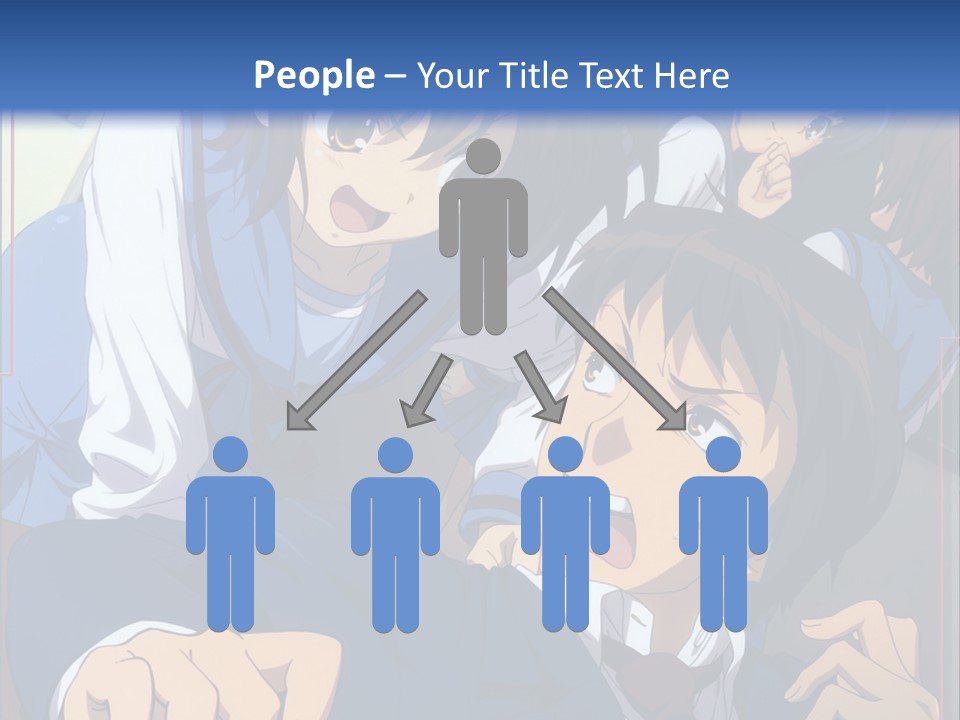 A Group Of People Standing Next To Each Other PowerPoint Template