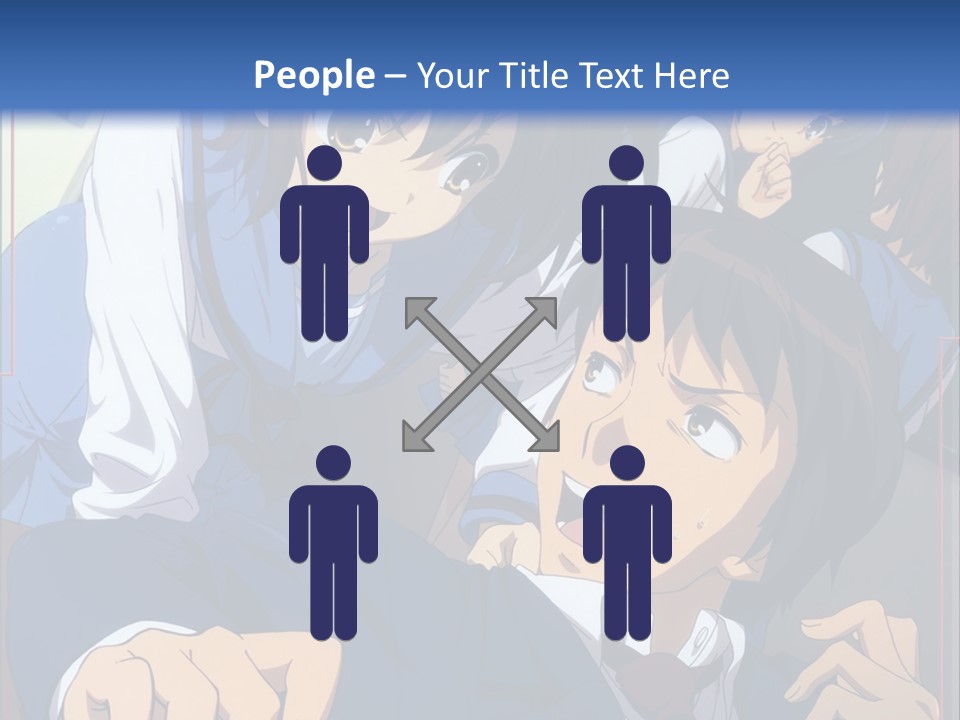 A Group Of People Standing Next To Each Other PowerPoint Template