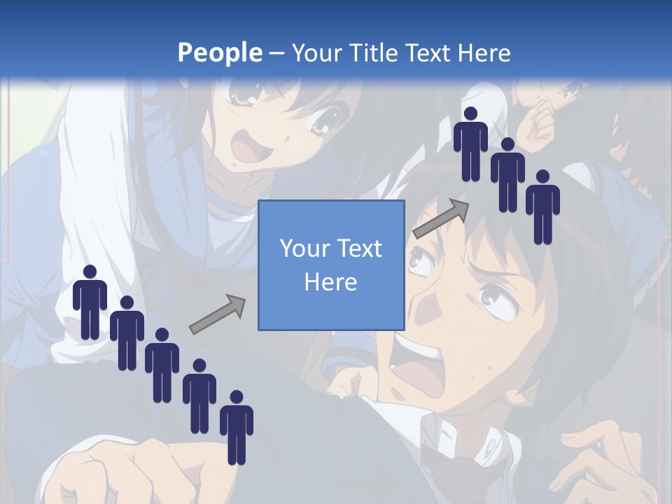 A Group Of People Standing Next To Each Other PowerPoint Template