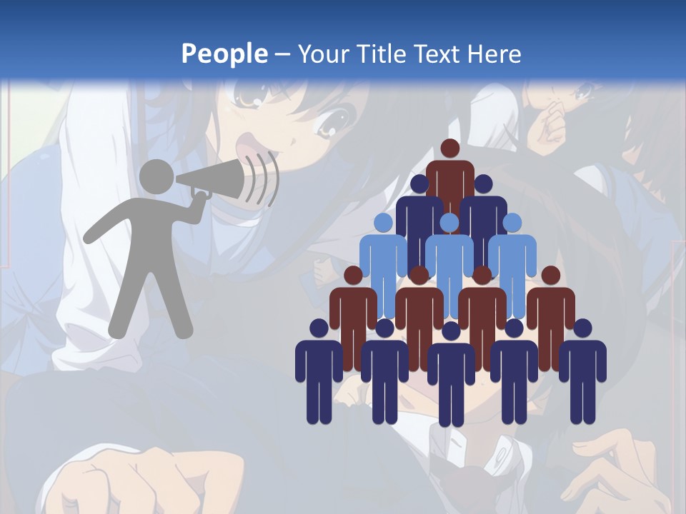 A Group Of People Standing Next To Each Other PowerPoint Template