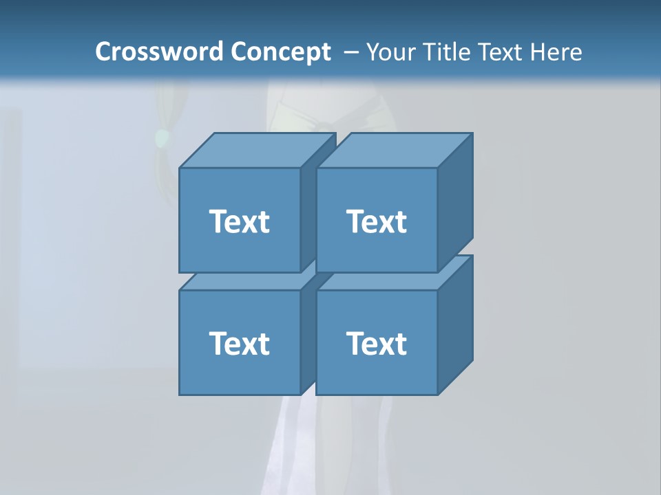 A Woman In A Long Dress With A Sword In Her Hand PowerPoint Template