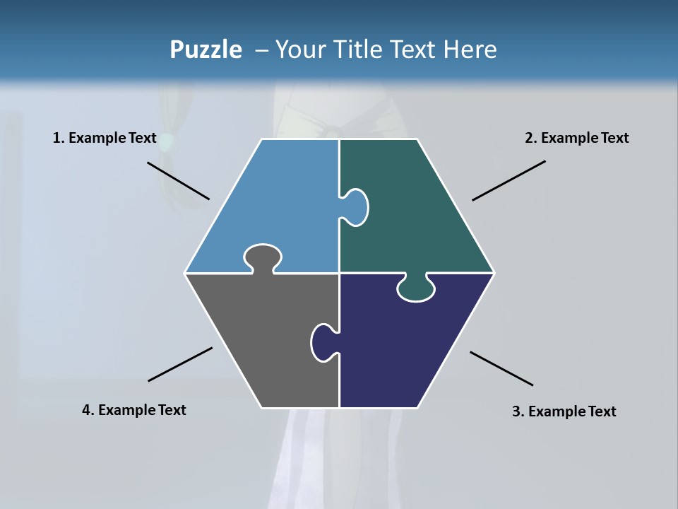 A Woman In A Long Dress With A Sword In Her Hand PowerPoint Template