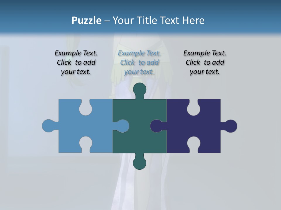 A Woman In A Long Dress With A Sword In Her Hand PowerPoint Template