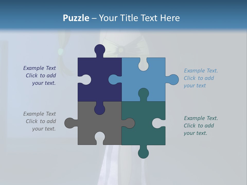 A Woman In A Long Dress With A Sword In Her Hand PowerPoint Template