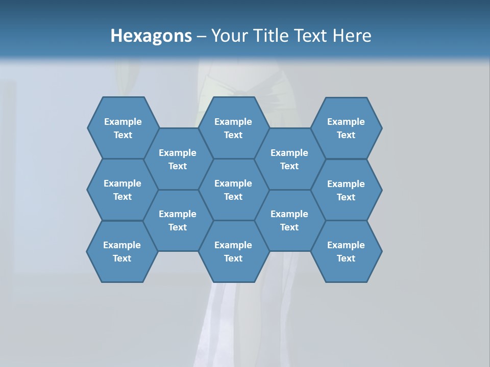 A Woman In A Long Dress With A Sword In Her Hand PowerPoint Template