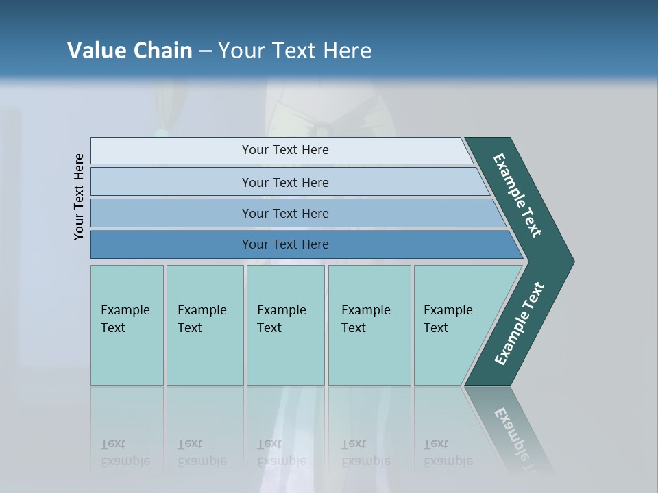 A Woman In A Long Dress With A Sword In Her Hand PowerPoint Template