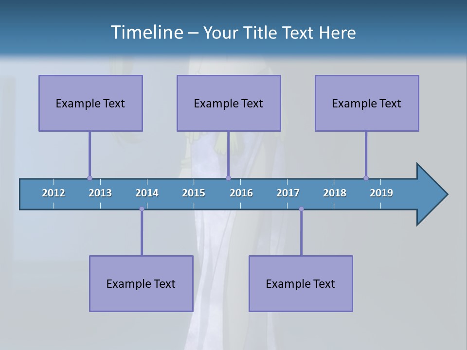 A Woman In A Long Dress With A Sword In Her Hand PowerPoint Template