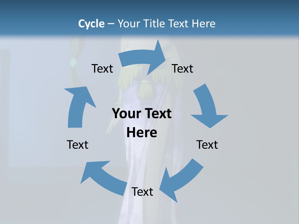 A Woman In A Long Dress With A Sword In Her Hand PowerPoint Template