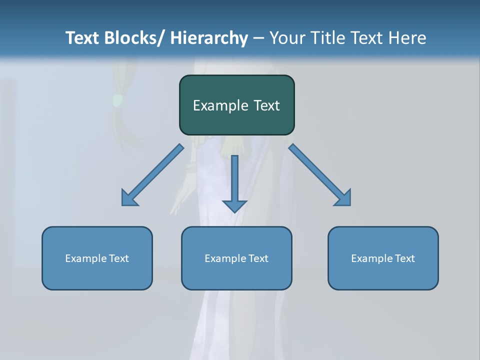 A Woman In A Long Dress With A Sword In Her Hand PowerPoint Template