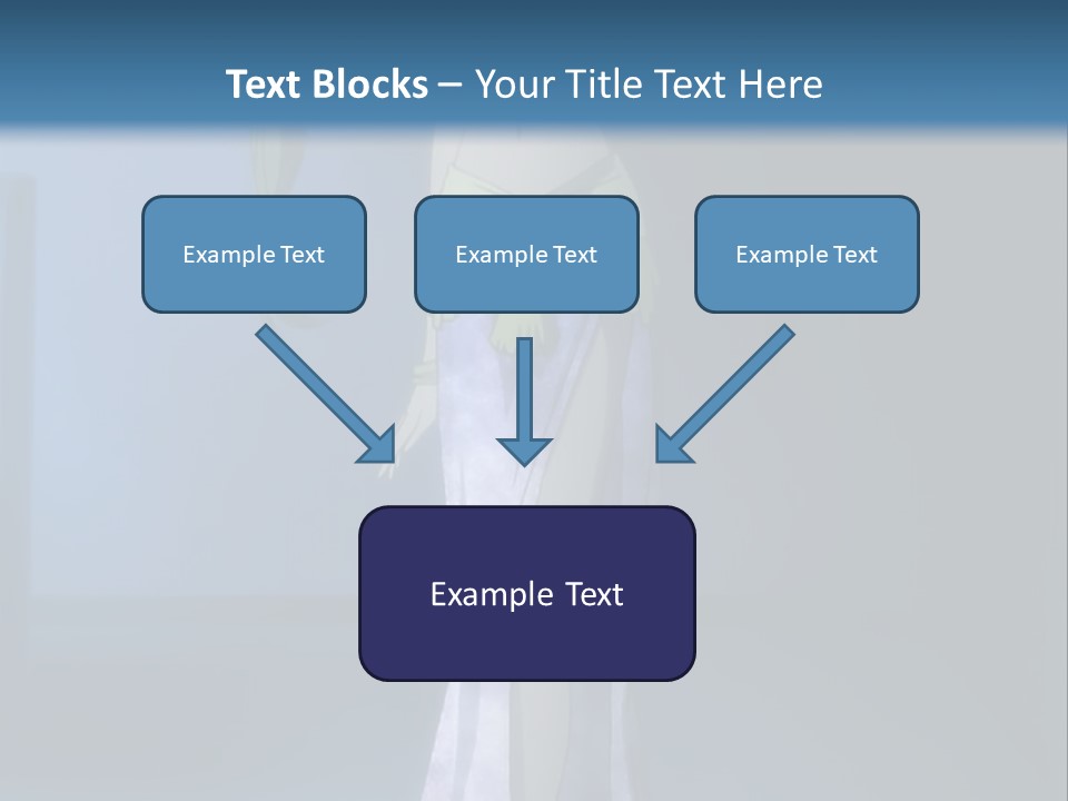 A Woman In A Long Dress With A Sword In Her Hand PowerPoint Template