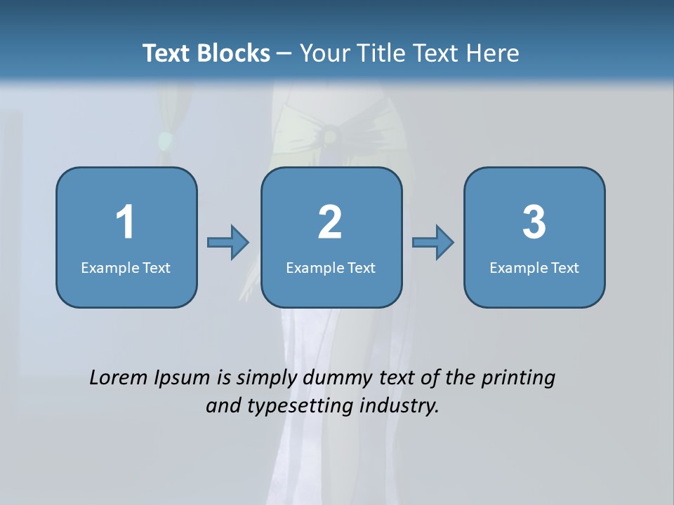 A Woman In A Long Dress With A Sword In Her Hand PowerPoint Template