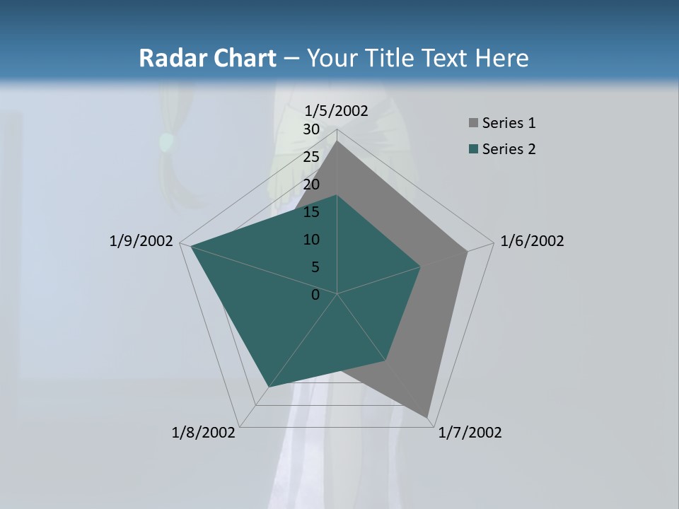 A Woman In A Long Dress With A Sword In Her Hand PowerPoint Template