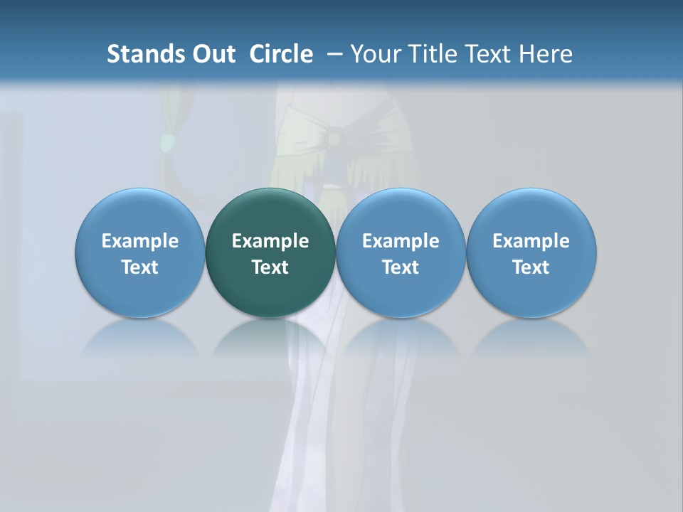 A Woman In A Long Dress With A Sword In Her Hand PowerPoint Template