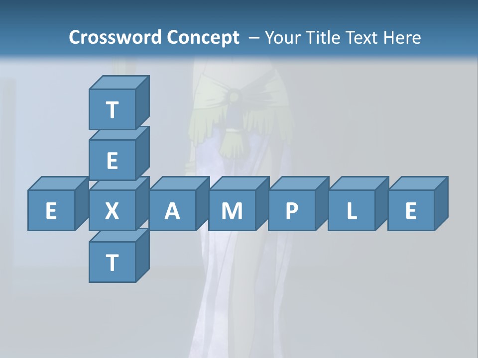 A Woman In A Long Dress With A Sword In Her Hand PowerPoint Template