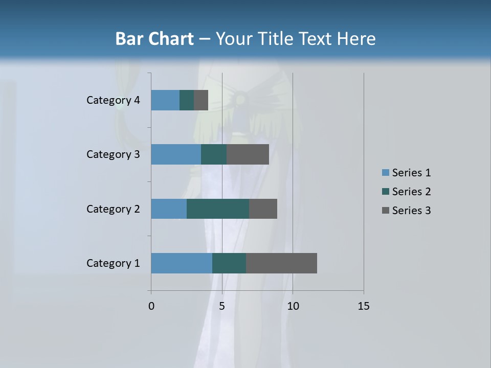 A Woman In A Long Dress With A Sword In Her Hand PowerPoint Template
