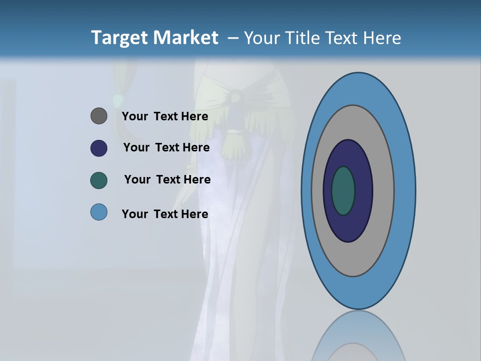 A Woman In A Long Dress With A Sword In Her Hand PowerPoint Template