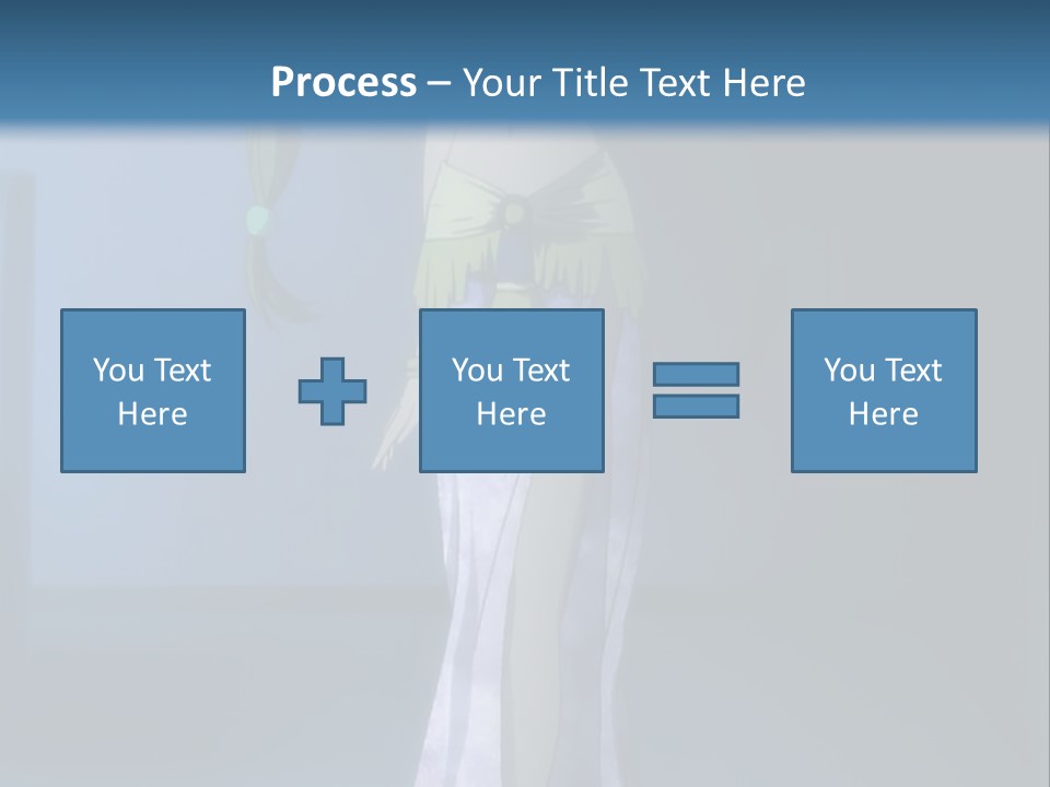 A Woman In A Long Dress With A Sword In Her Hand PowerPoint Template