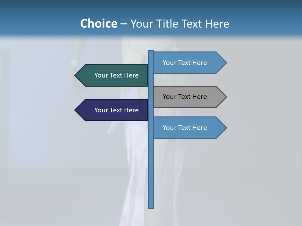 A Woman In A Long Dress With A Sword In Her Hand PowerPoint Template