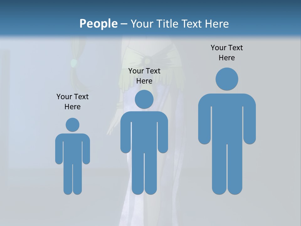 A Woman In A Long Dress With A Sword In Her Hand PowerPoint Template