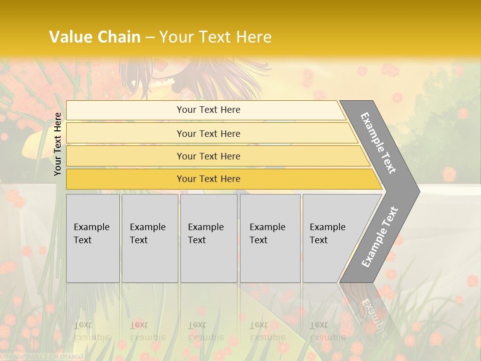 A Woman In A Green Dress Holding A Blue Teddy Bear PowerPoint Template