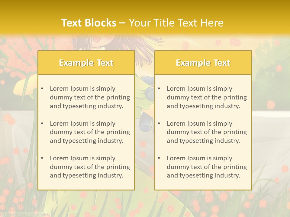 A Woman In A Green Dress Holding A Blue Teddy Bear PowerPoint Template