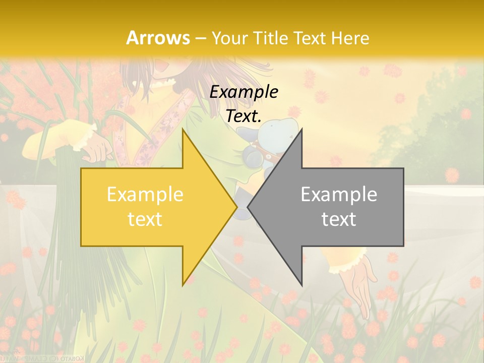 A Woman In A Green Dress Holding A Blue Teddy Bear PowerPoint Template