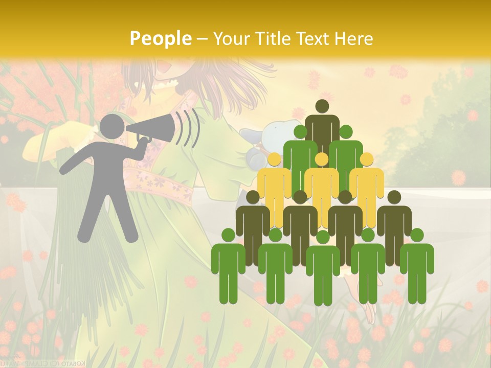 A Woman In A Green Dress Holding A Blue Teddy Bear PowerPoint Template